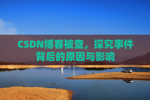 CSDN博客被查，探究事件背后的原因与影响